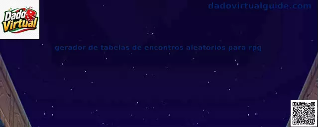 Gerador de tablas de encuentros aleatorios para RPG