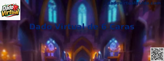 Dado Virtual de 6 Caras para juegos de mesa