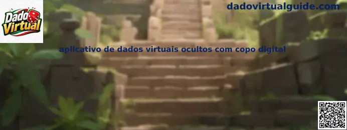 Aplicativo de dados virtuais ocultos com copo digital