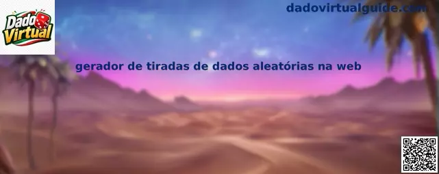 Gerador de tiradas de dados aleatórias na web