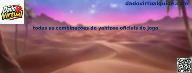 Combinaciones oficiales de Yahtzee
