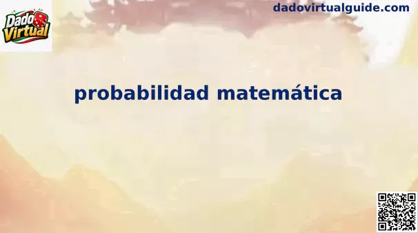 Probabilidad matemática en Dado Virtual