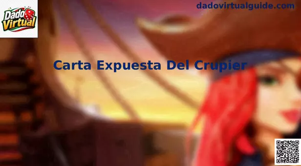 Carta expuesta del crupier en una mesa de blackjack online para usuarios de México